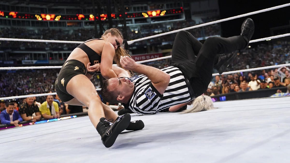 Ronda didn't take her loss well.